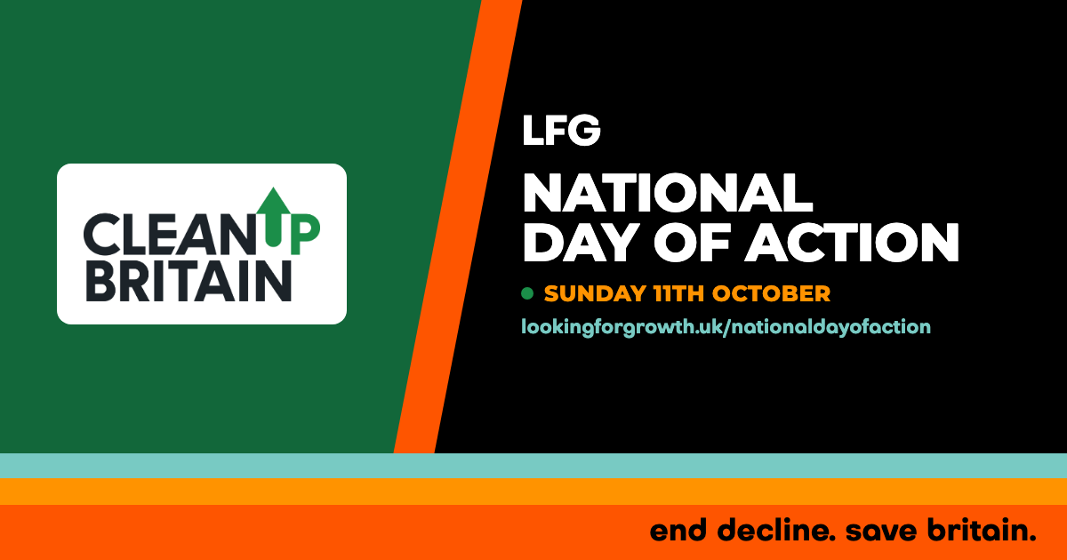 National Day of Action — Clean Up Britain x LFG, Sunday 11th October